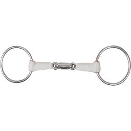 beris Loose Ring Snaffle, Double-Jointed - 125 mm