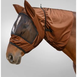 Waldhausen Ekzemer Fliegenmaske, mocca - Warmblut extra