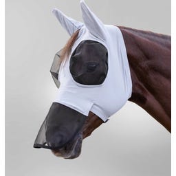 Waldhausen Flugmask Puck med Nosskydd, Silvergrå - 