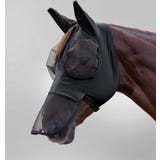 Fliegenmaske Puck mit Nasenschutz, schwarz