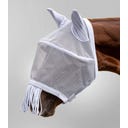 Fliegenmaske Premium Space mit Ohren- & Nasenschutz, silbergrau