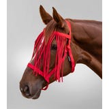 Waldhausen Grazing Halter with Fly Fringe, Red