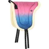 QHP Bareback Pad Rosalynn, Rosa/Blu