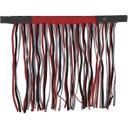 QHP Collection Fly Fringe, Sunset Red