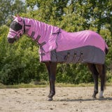 Fliegendecke Collection mit Hals und Haube, Cherry Pink