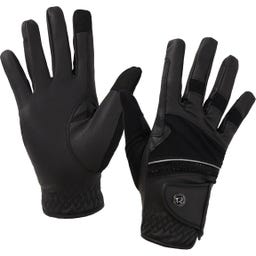 QHP Handschuh Aubree, Schwarz - L