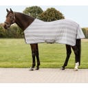 Economic Fly Rug with Crossover Straps, Silver Grey / Grey - 145 cm
