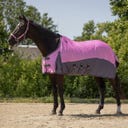 Fliegendecke Collection mit Hals und Haube, Cherry Pink - 105 cm