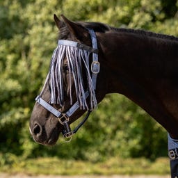 QHP Fliegenfransen Collection, Misty Blue - Shetty