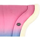 QHP Bareback Pad Rosalynn, Pink/Blue - Shetty