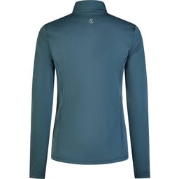 ESKADRON Zip-Shirt, ozeanblau