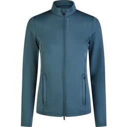 ESKADRON Zip-Shirt, ozeanblau