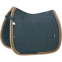 Schabracke Glossy Jewel Contrast, ozeanblau