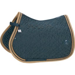 Schabracke Glossy Jewel Contrast, ozeanblau - VS