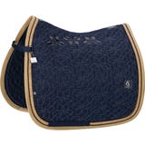 ESKADRON Glossy Jewel Contrast Saddle Pad, blue