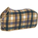 Abschwitzdecke Fleece Check, sierra-orchidee-ozeanblau-weiß