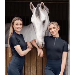 E·L·T Funktions-Zip-Shirt Nancy, tiefblau