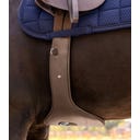 Waldhausen Ledersattelgurt mit Bauchlatz, braun