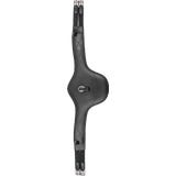 Leather Saddle Girth with Belly Flap, black