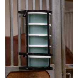 Futterschalenhalterung Schalen, schwarz, 2 Liter