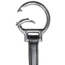 X-Line Forchetta per Martingala con Anelli Snap, FULL, Nero - Nero