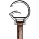 X-Line Martingalgaffel med Snapringar WB Svart - brun