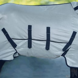 Outdoor-Fliegendecke Superb AB, silber (blau)