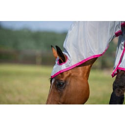 Bucas Buzz-Off X Fly Rug, blue/blossom - 135 cm