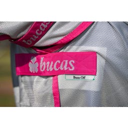 Bucas Buzz-Off X Fly Rug, blue/blossom - 135 cm