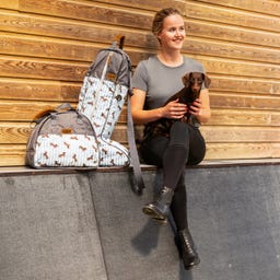 QHP Reithelmtasche Stable Buddy, Dachshund - 1 Stück