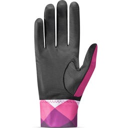 Reithandschuh Martingal -  Black/Posh Pink - 6