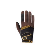 Roeckl Millero Riding Gloves - Dark Mocha/Black