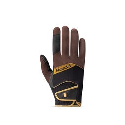 Roeckl Reithandschuh Millero - Dark Mocha/Black - 6