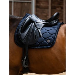 Dresurna podsedelnica Ruffle, FULL, modra