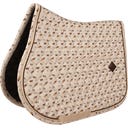 Springschabracke Velvet Pferdemuster FULL - Beige