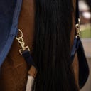 Kentucky Horsewear Fleece-Decke mit Halsteil, Marineblau