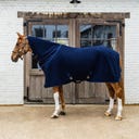 Kentucky Horsewear Fleece-Decke mit Halsteil, Marineblau