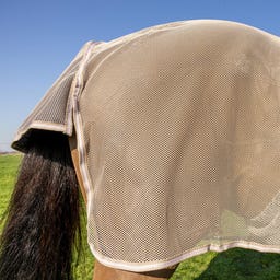 Fliegendecke mit Bauchteil Comfort, beige kariert
