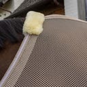 Fliegendecke mit Bauchteil Comfort, beige kariert