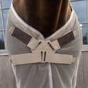 Fliegendecke mit Bauchteil Comfort, beige kariert
