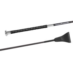 FLECK Cravache Obstacle CARBON Premium 60 cm - Noir