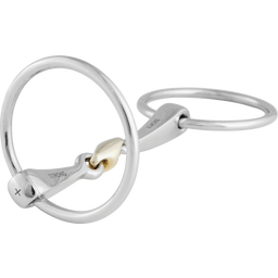 2 in 1 Loose Ring Snaffle Bit - Sweet Copper Mid-Piece
