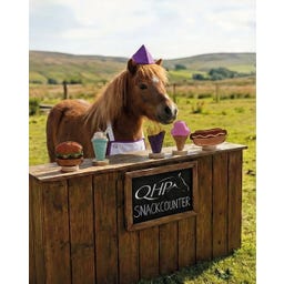 QHP Juguete para Caballos Snackcounter