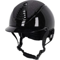 QHP Casco de Equitación Glendale, Negro