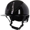 Casco de Equitación Memphis con Visera Polo, Negro