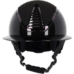 Casco de Equitación Memphis con Visera Polo, Negro
