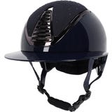 Casco da Equitazione Memphis con Visiera Polo, Blu