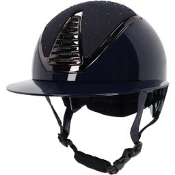 Casco de Equitación Memphis con Visera Polo, Azul
