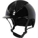 QHP Casco da Equitazione Memphis, Nero