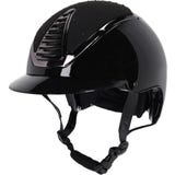 QHP Casco da Equitazione Memphis, Nero